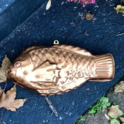 Форма для выпечки Рыба медь