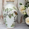 Ваза Franklin Porcelain The Woodland Bird 1981 фарфор