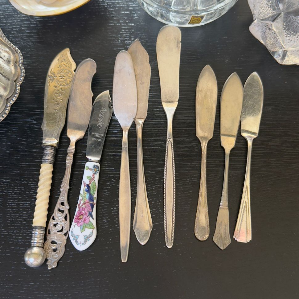 Нож для намазывания 13 см сталь фарфор