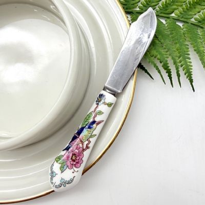 Нож для намазывания 13 см сталь фарфор