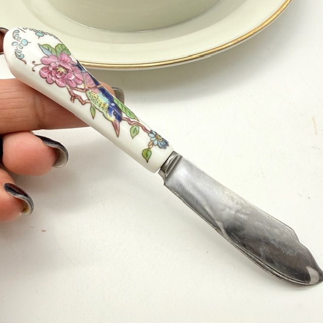 Нож для намазывания 13 см сталь фарфор