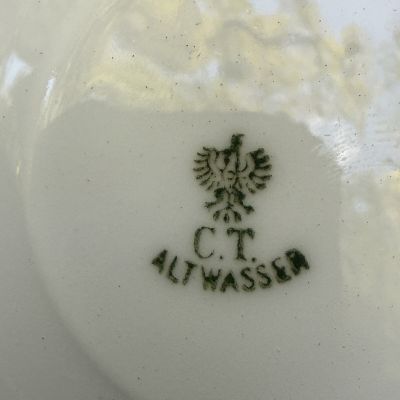 Кофейная пара Carl Tielsch 125 мл фарфор Германия 1900 гг 