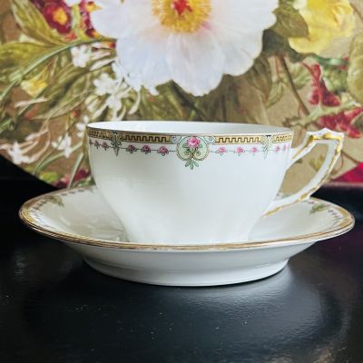 Чайная пара Limoges 200 мл Франция   