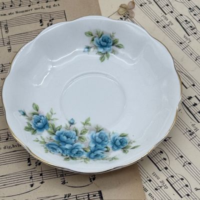 Чайная пара Royal Albert голубые розы 200 мл Англия 