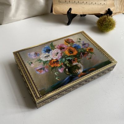 Шкатулка металл 24 см