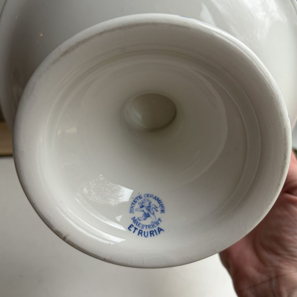  Фруктовница 23 см ETRURIA Maestricht Societe Ceramique 1900 г Голландия 