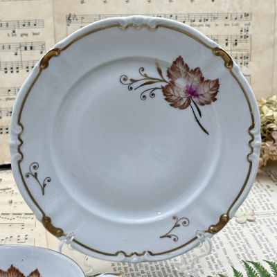 Чайное трио Unger & Schilde Roschutz 170 мл фарфор Германия 