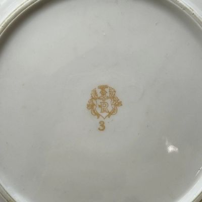 Чайное трио Unger & Schilde Roschutz 170 мл фарфор Германия 