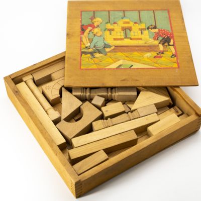 Набор конструктор деревянный 50-е гг