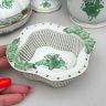 Миска с ажурным краем сухарница квадратная  Herend Apponyi Chinese Bouquet предзаказ
