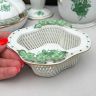 Миска с ажурным краем сухарница квадратная  Herend Apponyi Chinese Bouquet предзаказ