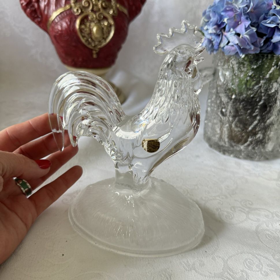 Статуэтка Петух 17 см хрусталь Франция