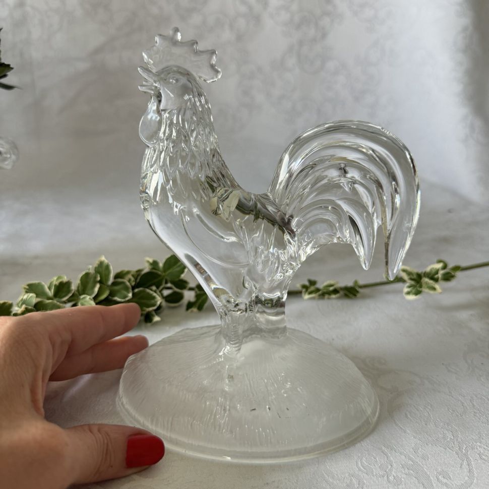 Статуэтка Петух 17 см хрусталь Франция