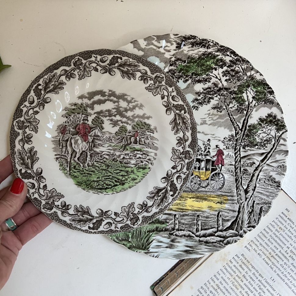 Тарелка Myotts Country Life 20 см Англия