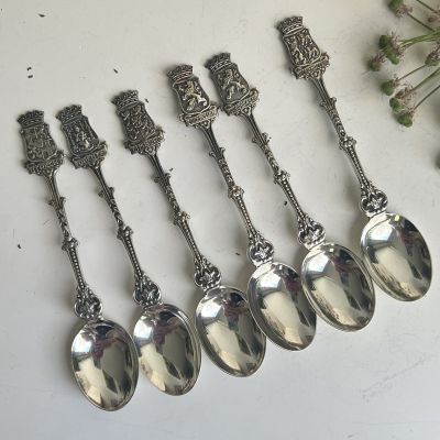 Ложка кофейная Герб 12 см серебрение 