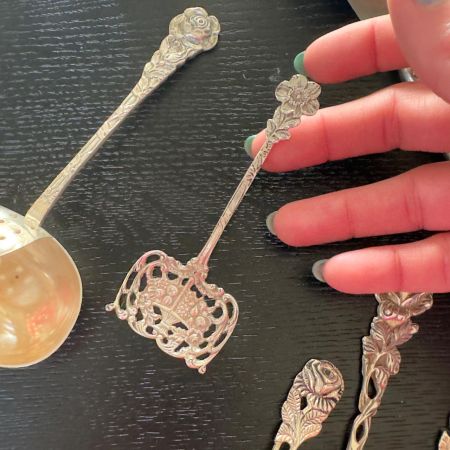 Лопатка для шпрот 10 см серебрение 