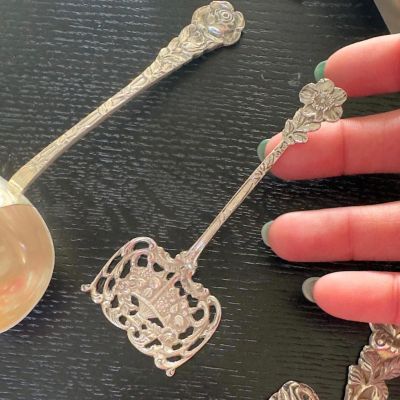 Лопатка для шпрот 10 см серебрение 