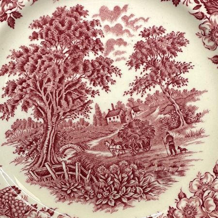 ​​Тарелка глубокая English Ironstone Tableware Staffordshire 22 см Англия  