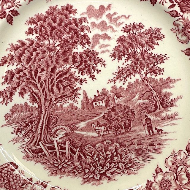 Тарелка глубокая English Ironstone Tableware Staffordshire 22 см Англия