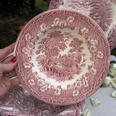 ​​Тарелка глубокая English Ironstone Tableware Staffordshire 22 см Англия  