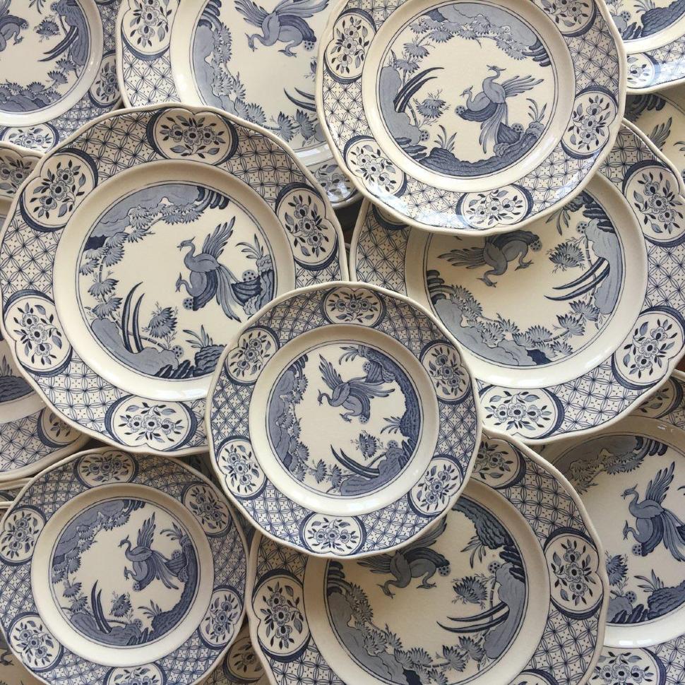 Тарелка 26,5 см «Old Chelsea» Furnivals, Англия