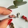 Подвеска шарм Thomas Sabo Сабо розовое 2 см 925