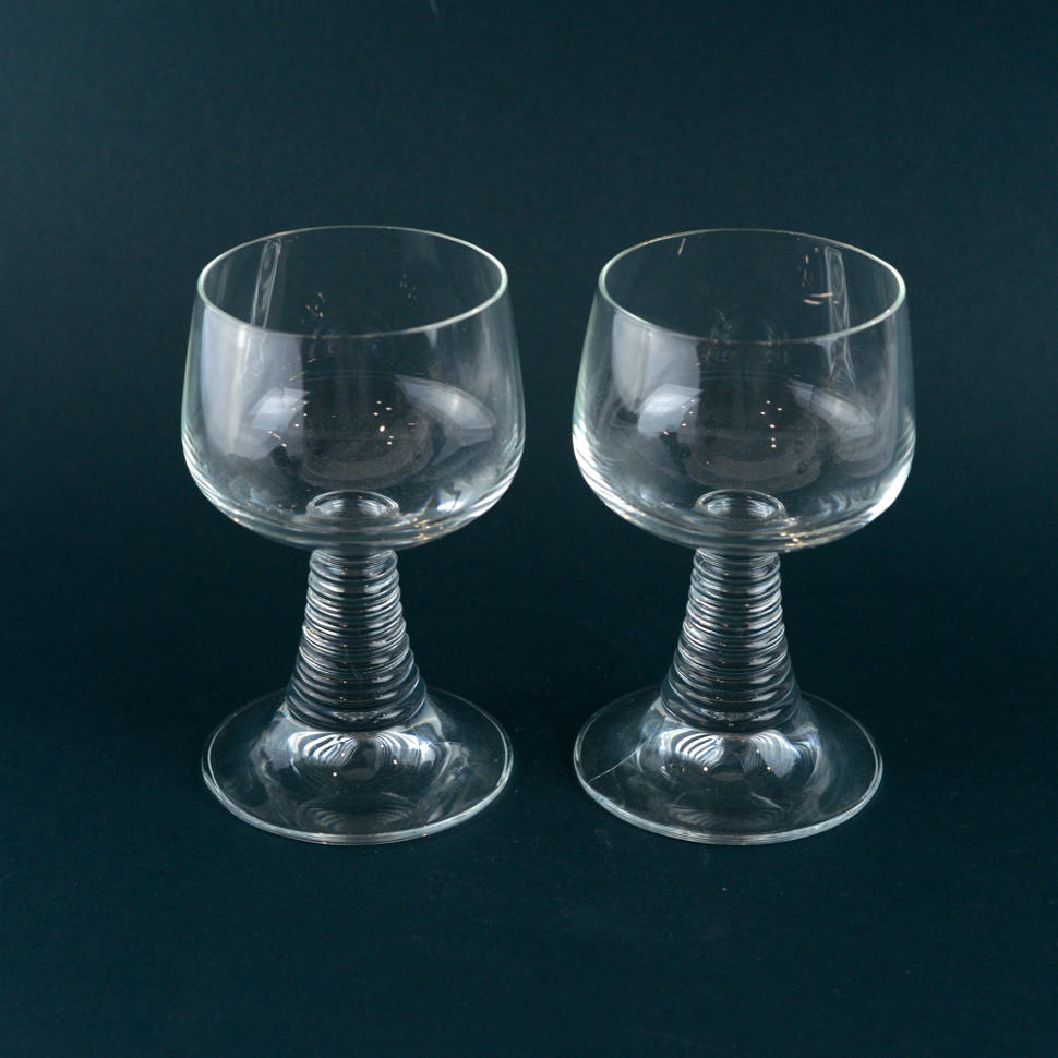 Бокал на толстой ножке 200 мл хрусталь