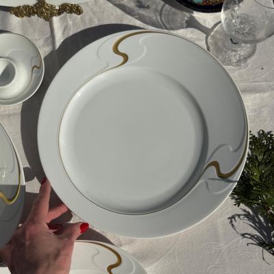 Блюдо Rosenthal Asimmetria 31 см Studio linie золочение Германия