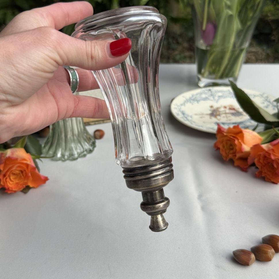 Сифтер 17 см серебрение стекло 