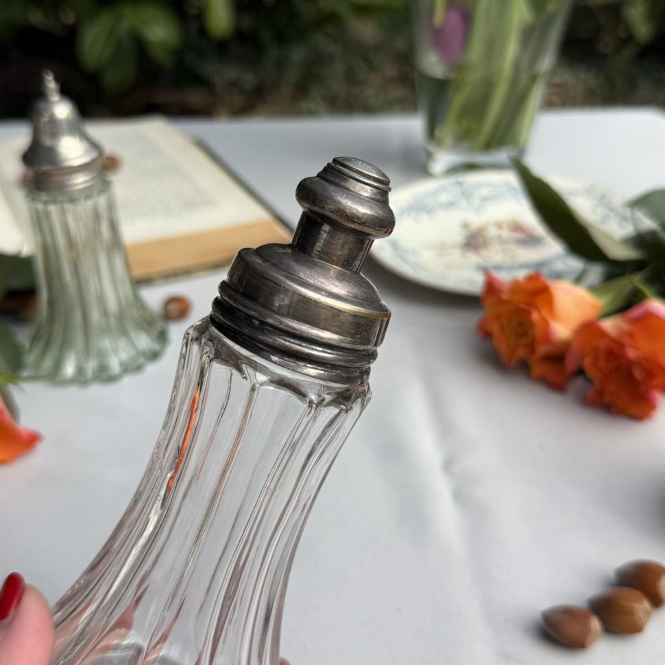 Сифтер 17 см серебрение стекло 