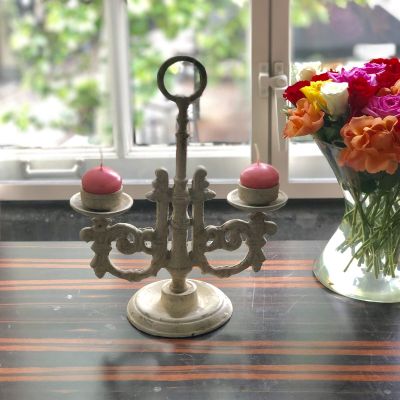 Подсвечник 33 см., чугун