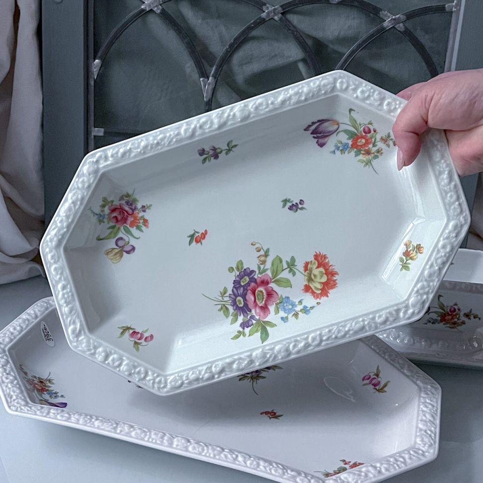 Блюдо Rosenthal Maria Classic Rose 33 см фарфор Германия