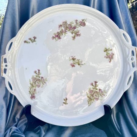 Блюдо поднос Limoges 39 см фарфор Франция 1930 гг.