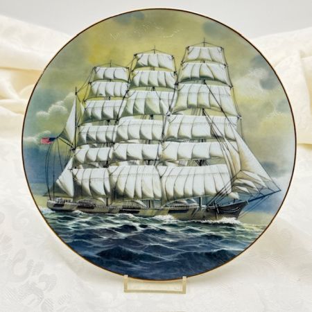 Тарелка Rosenthal Great American Sailing Ships 22 см фарфор Германия 