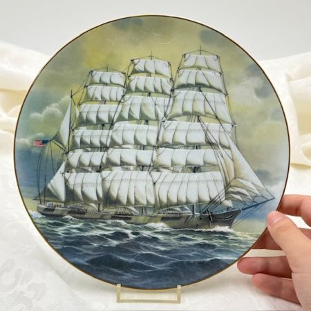 Тарелка Rosenthal Great American Sailing Ships 22 см фарфор Германия 