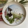 Тарелка Arzberg Birds of the Country Year Июль 17 см фарфор Германия
