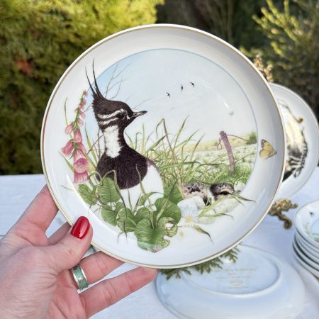 Тарелка Arzberg Birds of the Country Year Июль 17 см фарфор Германия