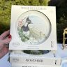 Тарелка Arzberg Birds of the Country Year Июль 17 см фарфор Германия