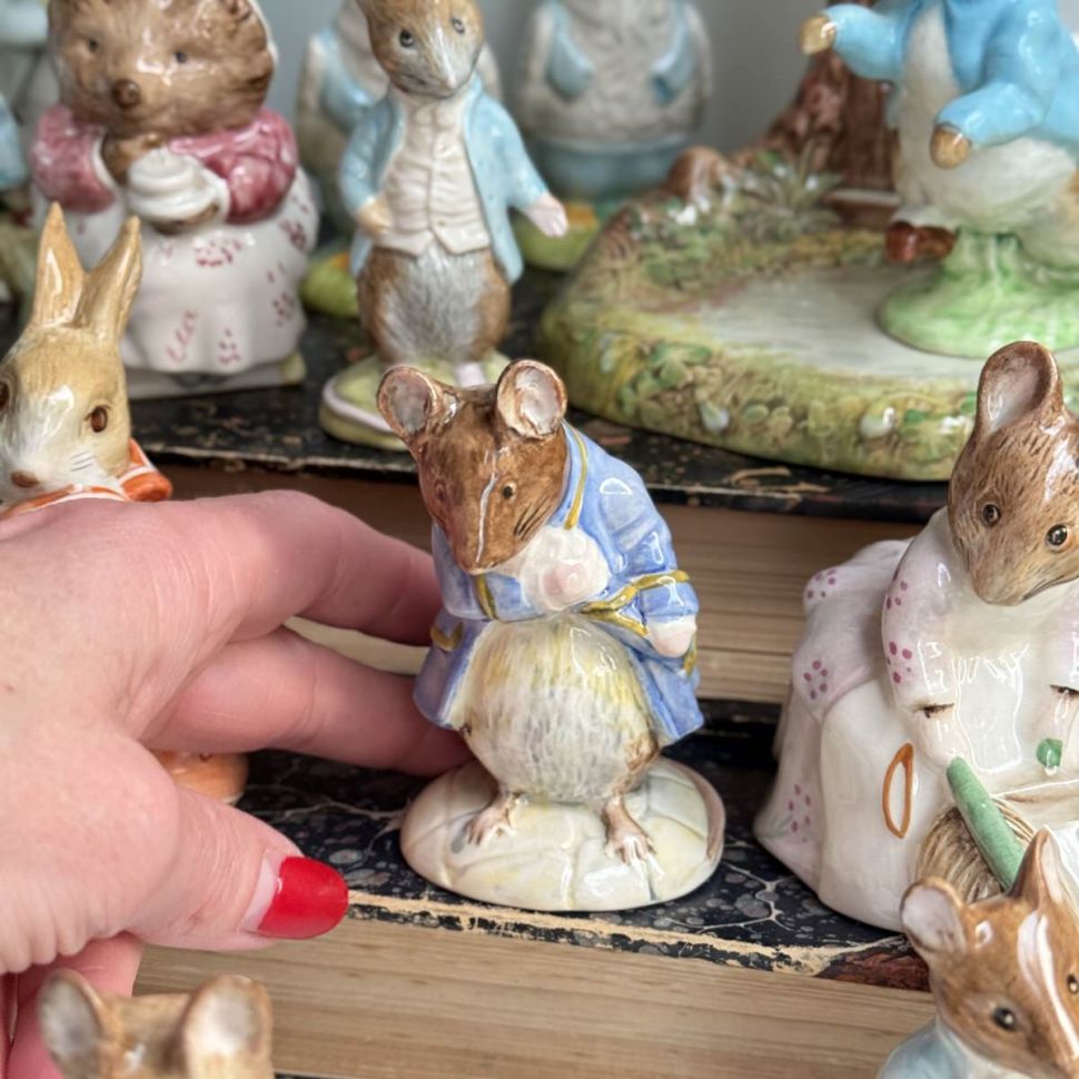 Статуэтка Beatrix Potter Gentleman Mause Royal Albert Англия 1989 г