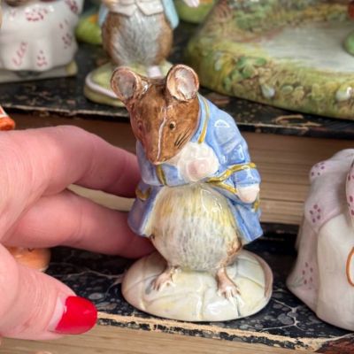 Статуэтка Beatrix Potter Gentleman Mause Royal Albert Англия 1989 г