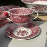 Бульонная пара Spode Pink Camilla 300 мл фарфор Англия