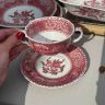Бульонная пара Spode Pink Camilla 300 мл фарфор Англия
