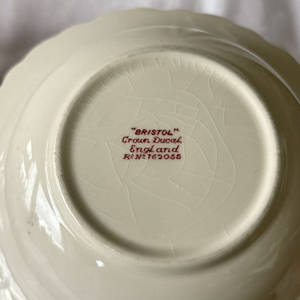 Тарелка глубокая Crown Ducal Bristol 23 см Англия