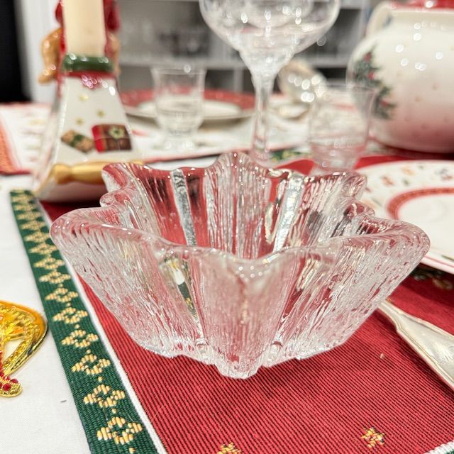 Подсвечник Звезда 13 см хрусталь Швеция