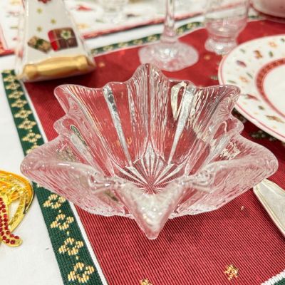 Подсвечник Звезда 13 см хрусталь Швеция