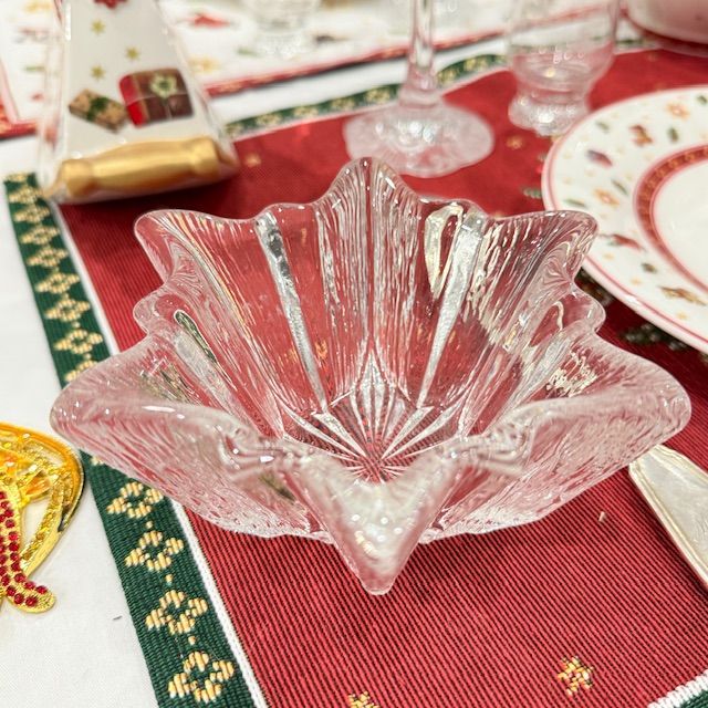 Подсвечник Звезда 13 см хрусталь Швеция