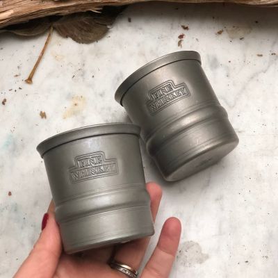 Кружка стакан 200 мл Fine Whiskey олово Скандинавия