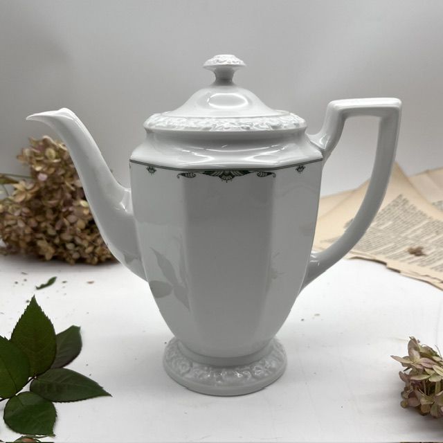 Чайник кофейник Rosenthal Maria Classic Rose зеленый орнамент 1,1 л Германия