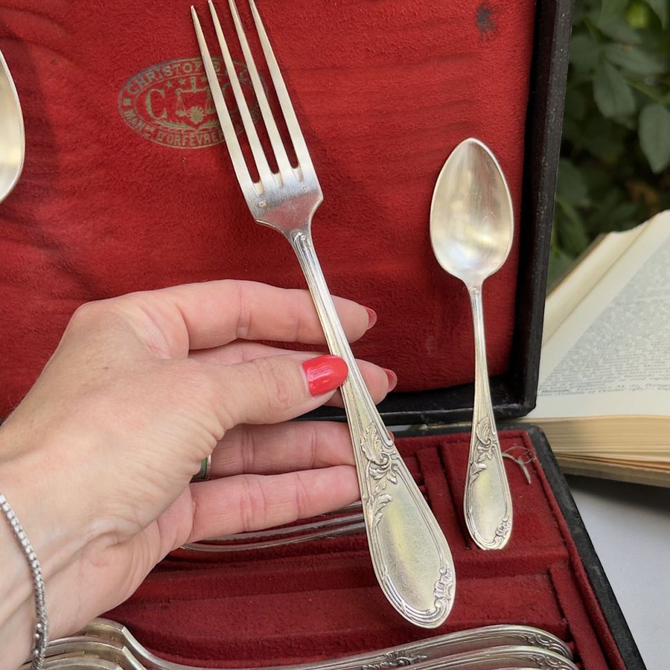 Вилка столовая SFOA 21 см серебрение Франция