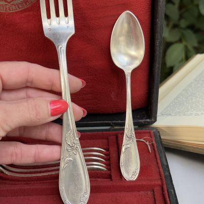 Вилка столовая SFOA 21 см серебрение Франция